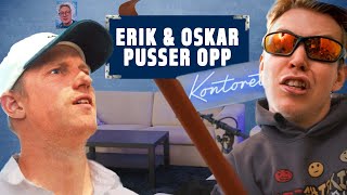 Ep1 – Oskar tror Follestad kommer for å pusse opp for ham  Erik og Oskar pusser opp [upl. by Siravart298]