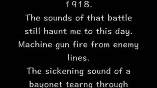 Sabaton  Diary of An Unknown Soldier FULL SONG LYRICS [upl. by London]