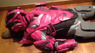 Real FEMALE Halo 4 Wetwork Costume Update 1 [upl. by Enida355]