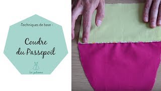 Tuto couture 18  Coudre du passepoil [upl. by Diskson]