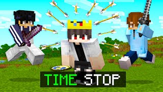 Minecraft Manhunt but i can FREEZE TIME [upl. by Marcoux790]