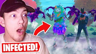 100 PLAYER INFECTED TAG We Broke Fortnite [upl. by Quincey]