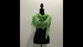 National Crochet Month Day 13  Something GREEN otcsnationalcrochetmonth make9 crochet shawls [upl. by Whitehouse]