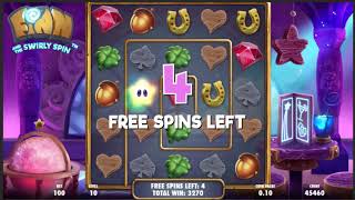 BIG WIN On Finn and the Swirly Spin Slot Machine from NetEnt [upl. by Naujud]