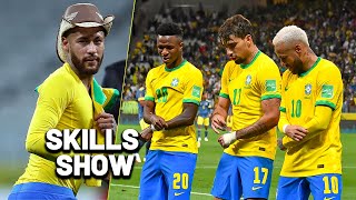 Neymar Vinicius Jr Raphinha Antony  Brazil MAGIC Skills SHOW 2021 [upl. by Nevram]