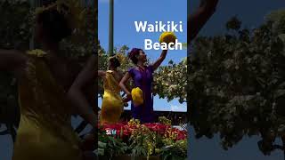 WAIKIKI BEACH Lei of Aloha aloha waikiki floralparade Waikikibeach hula [upl. by Kermit278]