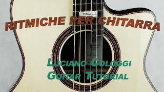 Come dividere il ritmo ΠΠＶＶΠＶ su 2 o 3 accordi con la chitarra LUCIANO COLOGGI GUITAR TUTORIAL [upl. by Notgnihsaw178]