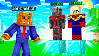 I Became The STRONGEST Hero In Minecraft Superhero Creator [upl. by Sweyn]