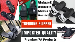 Imported FlipFlops Wholesale Delhi premiumquality mensslippers firstcopy trending viralvideo [upl. by Rambert]