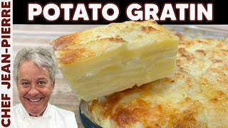 Potato Au Gratin without a Mandoline  Chef JeanPierre [upl. by Rybma56]