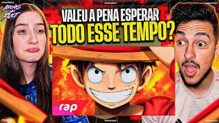 Apenas um react  Rap do Luffy  Chapéu de palha  7mz One Piece [upl. by Haiasi]