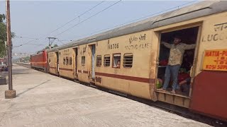 140kmp sy old ICF coach  Hatia to purena [upl. by Atilem]