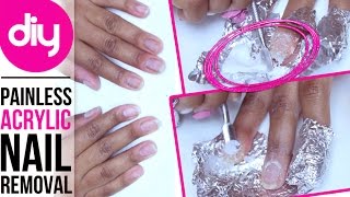 How to Remove Acrylic Nails without Damaging Your Real Nails [upl. by Aztiram]