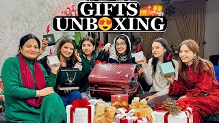 HONEYMOON GIFTS UNBOXING 😍  Rabia amp Zainab Ki Gift Py larai Hogai 😂 [upl. by Inattirb]