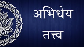 अभिधेयतत्त्व Hindi Talk on AbhidheyaTattva — 28th July 2024 [upl. by Cotsen]