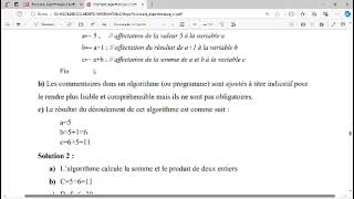 Débuter en Algorithme  Apprenez à Gérer Variables et Commentaires [upl. by Annohs]