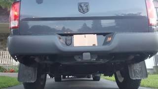 2015 Ram 1500 57L with 18quot Mufflex and JPipe no resonator [upl. by Sabir]