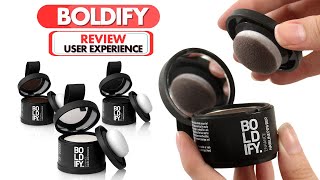 BOLDIFY Hair Thickening Fibers Demonstration Review 2024 [upl. by Sadella]