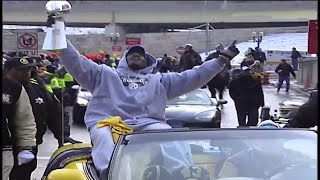 ARCHIVE Steelers fans celebrate at Pittsburgh Super Bowl parade in 2009 [upl. by Jennilee]