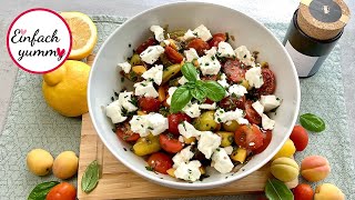 Tomatensalat mit Aprikosen und Feta Thermomix® TM31TM5TM6 [upl. by Larimor725]