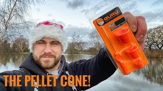 How To Use The Pellet Cone  Winter Fishing [upl. by Yewed]