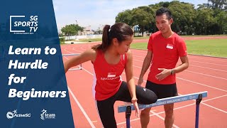 Athletics101 Learn to hurdle for beginners Athletics for Beginners [upl. by Haramat]