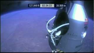 Felix Baumgartner Freier Fall aus dem Weltall zur Erde Free fall from space [upl. by Lemrahs]