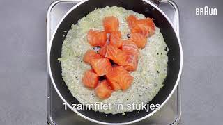 Recept Braun  Wortelspaghetti met zalm [upl. by Laverna]