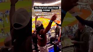 Los Angeles Dodgers Fans React To World Series Win  Cosm LA [upl. by Brass]