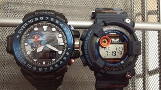 GShock battle Gulfmaster GWN1000 vs Frogman GF8250CM [upl. by Col]