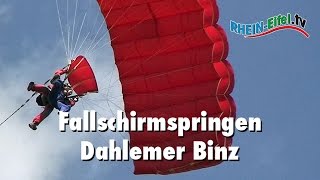 Fallschirmspringen  Eifel  Dahlemer Binz  RheinEifelTV [upl. by Raquel]