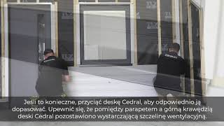 Cedral Lap Część 2 Wykończenie pod parapetami [upl. by Charles92]