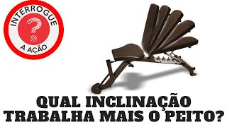 QUAL SUPINO TRABALHA MAIS O PEITORAL RETO INCLINADO OU DECLINADO [upl. by Attenaz]