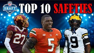 The 10 Best SAFETIES In The 2024 NFL Draft I PreCombine Big Board [upl. by Faden]