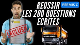 REUSSIR LES 200 QUESTION ECRITE PERMIS C [upl. by Nancee575]