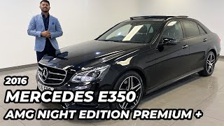 2016 Mercedes E350 30 AMG Night Edition Premium Plus [upl. by Thetisa]