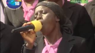 The Lords Chosen Charismatic Revival Ministries Youth Choir songs ministration [upl. by Attenaej]