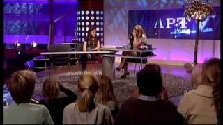 Amy Diamond i ApTV med Zillah amp Totte 20090104 [upl. by Cornia]