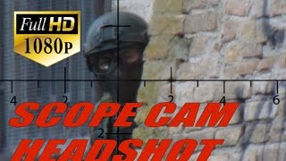 N°21 Sniper Airsoft Scope Cam epic HeadShot ITALIAN SNIPER [upl. by Hearn]