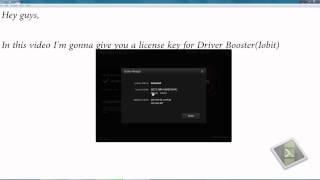 Free License Key for Iobit Driver Booster v1 0 [upl. by Mahseh71]