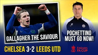 CHELSEA 32 LEEDS  GALLAGHER THE SAVIOUR AGAIN  EMBARRASSING PERFORMANCE  POCHOUT NOW [upl. by Daniel]