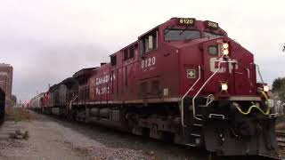 CPKC CP 134 with KCSM 4544 passing Osler [upl. by Ativak]