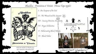 Abaddon  Potestatem et Virtutis Demo Tape 1996 [upl. by Darryn70]