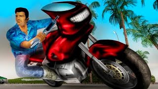 Tommy Successfully Completed GTA Vice City PCJ Bike Mission on time [upl. by Niko]