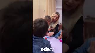 Hadise Hatay’da depremzede çocuklarla oyun oynadı shorts [upl. by Nuri]