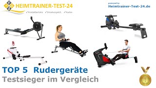 Die besten Rudergeräte 2024 TOP 5 🥇 HeimtrainerTestsieger im Vergleich gut und günstig [upl. by Uaeb]