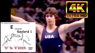 Mitch Gaylords🇺🇸High Bar Skill Increasing DE 2025 MAG COP19811982 USGF4K [upl. by Marron84]