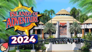 Universal Islands of Adventure RIDES amp ATTRACTIONS 2024  Universal Orlando Resort [upl. by Gatian]