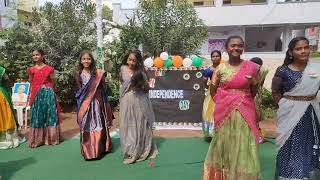 Desh Rangeela Mera Rangeela Dance Performance by 7th Class Studentsat GMS Hasthinapuram [upl. by Graces]