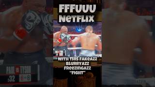 What a load of garbage this was netflix boxing miketyson jakepaul streaming fightnight [upl. by Newnorb]